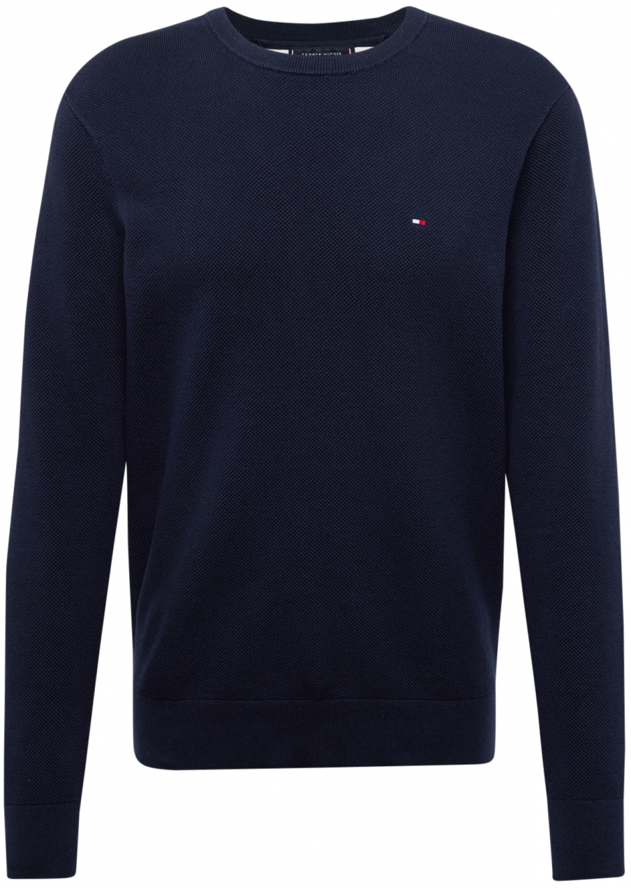 TOMMY HILFIGER Sveter 'ESSENTIAL'  námornícka modrá