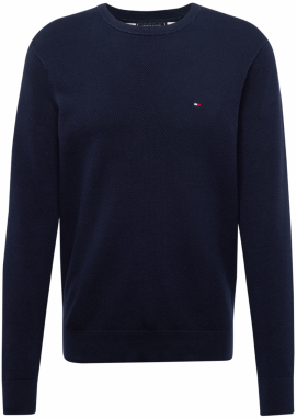 TOMMY HILFIGER Sveter 'ESSENTIAL'  námornícka modrá