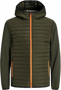 Jack & Jones Plus Prechodná bunda  olivová