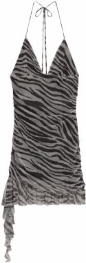 Pull&Bear Šaty  sivá / čierna