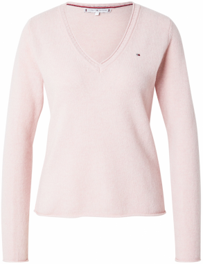 TOMMY HILFIGER Sveter  pastelovo ružová