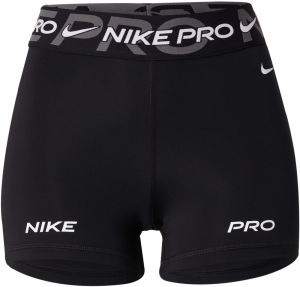 NIKE Športové nohavice  tmavosivá / čierna / biela