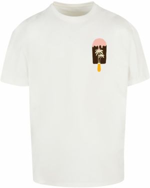Merchcode Tričko 'Summer - Icecream'  zmiešané farby / biela