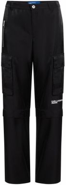 KARL LAGERFELD JEANS Kapsáče ' Iridescent '  čierna / biela