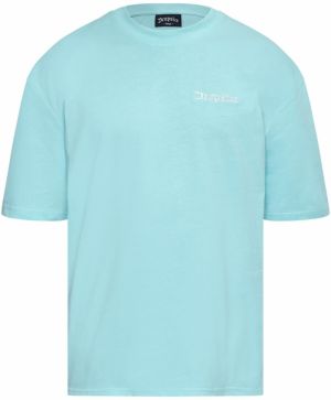 Dropsize Tričko  tyrkysová / biela