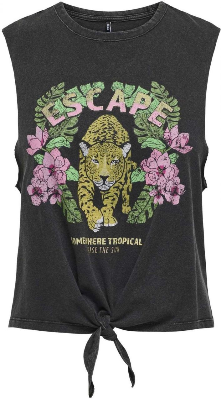 ONLY Top 'ONLLucy'  žltá / zelená / svetloružová / čierna