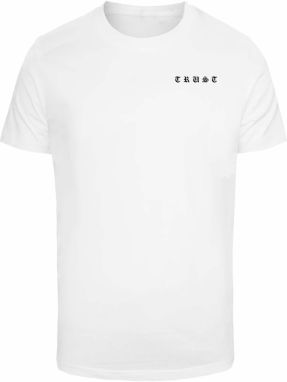 Mister Tee Tričko 'Trust Dove'  sivá / čierna / biela