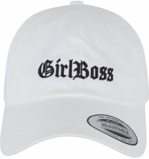 Mister Tee Čiapka 'Girl Boss'  čierna / strieborná / biela