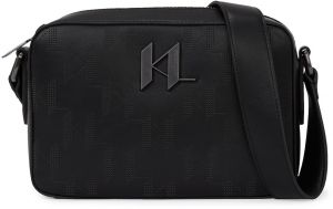 Karl Lagerfeld Taška cez rameno  čierna / strieborná