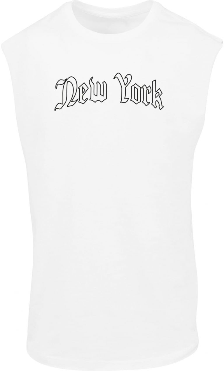 Mister Tee Tričko 'New York'  čierna / biela
