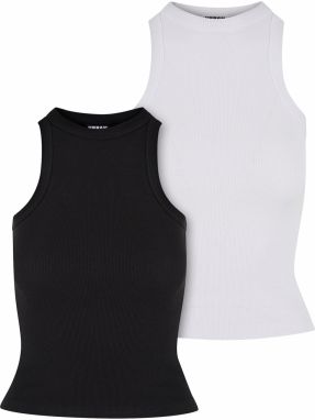 Urban Classics Top  čierna / biela