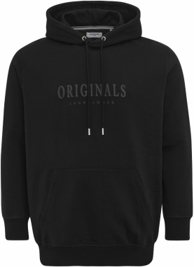 Jack & Jones Plus Mikina 'JORFREDERIKSBERG'  čierna