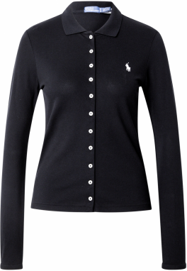 Polo Ralph Lauren Kardigán  čierna / biela