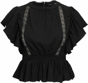 Vero Moda Petite Blúzka  čierna