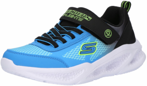 SKECHERS Tenisky 'METEOR-LIGHTS - KRENDOX'  svetlomodrá / svetlozelená / čierna