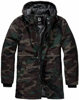 Brandit Zimná parka  béžová / hnedá / kaki
