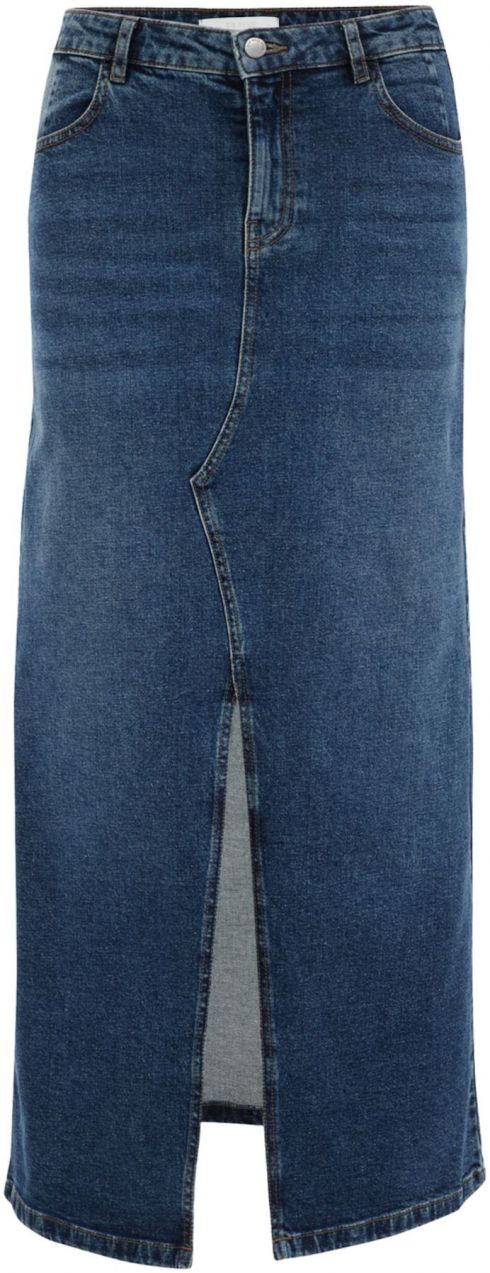 WE Fashion Sukňa  tmavomodrá
