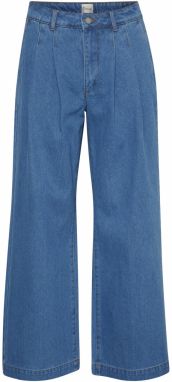 My Essential Wardrobe Plisované rifle 'Zito'  modrá denim