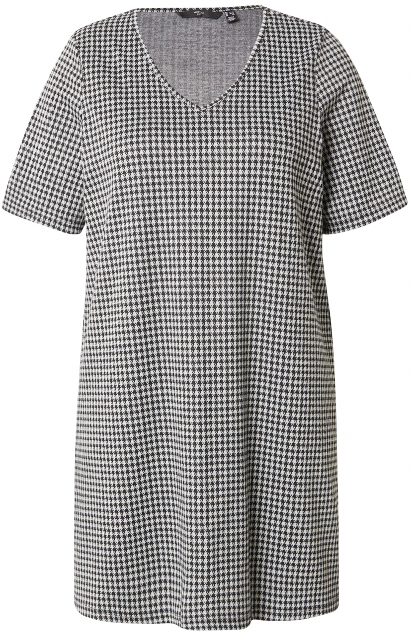 Vero Moda Curve Šaty 'VMCTANYA'  čierna / šedobiela