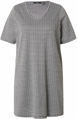 Vero Moda Curve Šaty 'VMCTANYA'  čierna / šedobiela