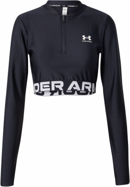 UNDER ARMOUR Funkčné tričko  čierna / šedobiela