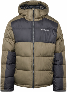 COLUMBIA Outdoorová bunda 'Pike Lake II'  kaki / čierna