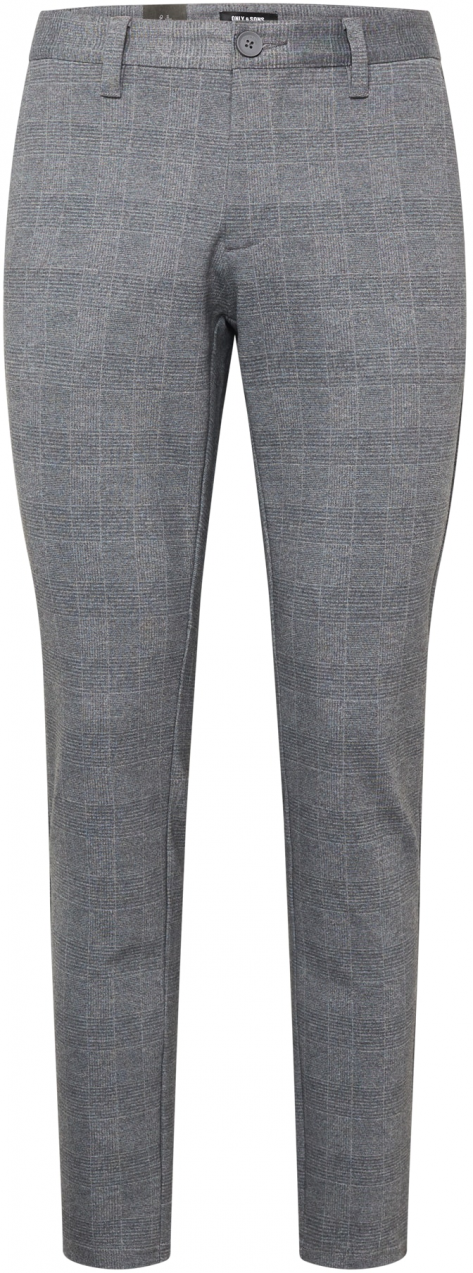 Only & Sons Chino nohavice 'ONSMark'  sivá melírovaná