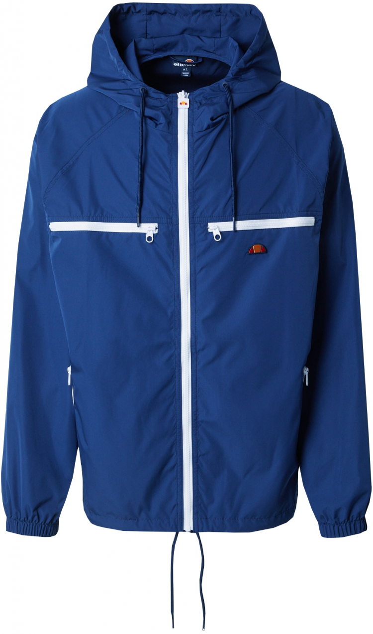 ELLESSE Prechodná bunda 'Patinia'  námornícka modrá / oranžová / červená / šedobiela