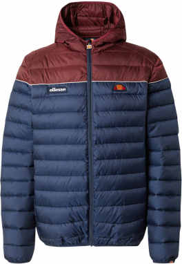 ELLESSE Prechodná bunda 'Lombardy 2'  námornícka modrá / hnedá / oranžová / biela