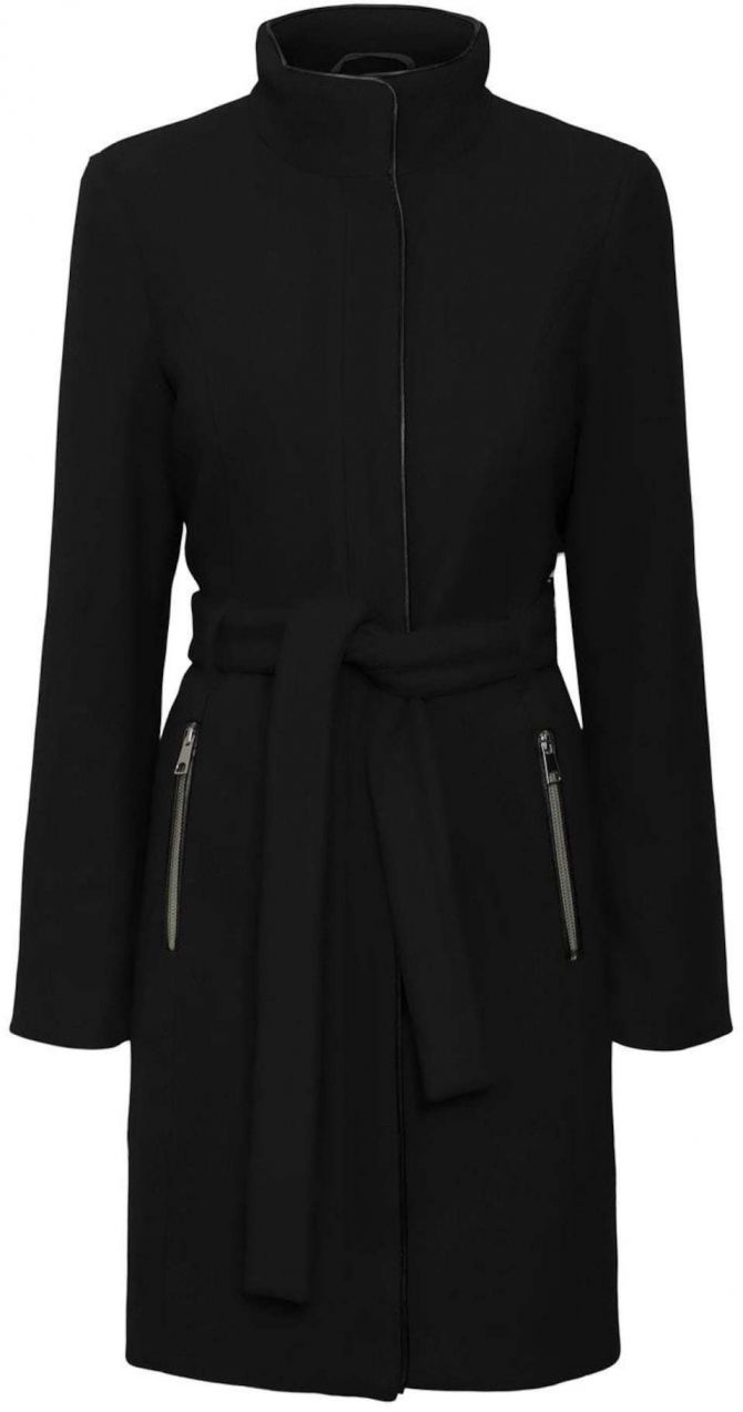 VERO MODA Prechodný kabát 'VMCLASSBESSY'  čierna