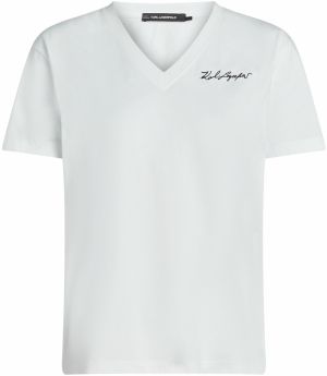 Karl Lagerfeld Tričko  biela