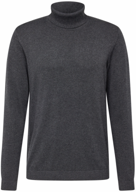 JACK & JONES Sveter 'JJEBasic'  tmavosivá