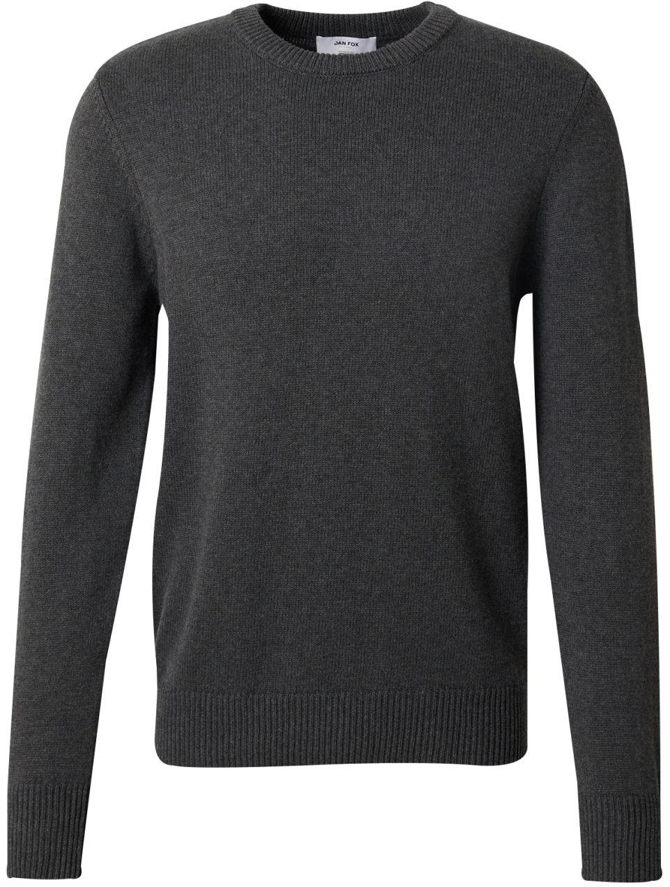 DAN FOX APPAREL Sveter 'Essential'  antracitová