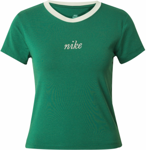 Nike Sportswear Tričko  zelená / biela