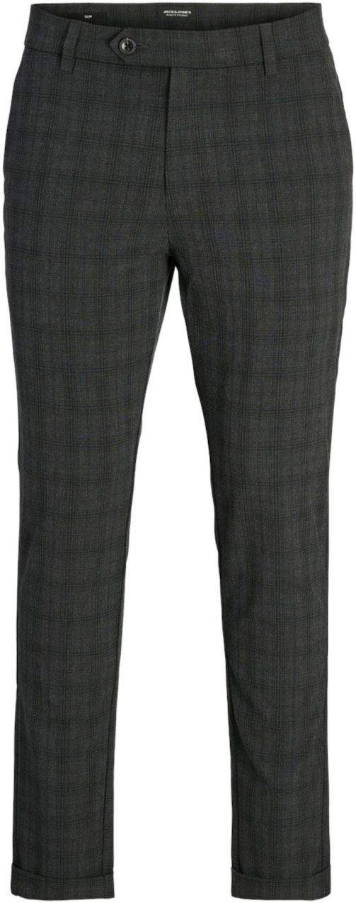 JACK & JONES Chino nohavice 'JPSTMarco JJConnor'  sivá / tmavosivá / čierna