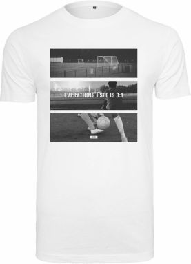 Merchcode Tričko 'Football Coming Home 3:1'  sivá / čierna / biela