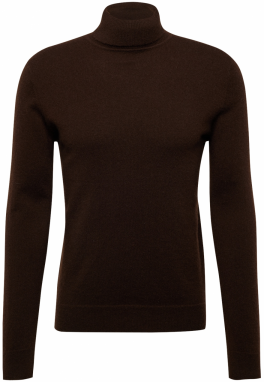 Pure Cashmere NYC Sveter  tmavohnedá