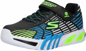 SKECHERS Tenisky 'Flex-Glow Elite'  modrá / zelená / čierna