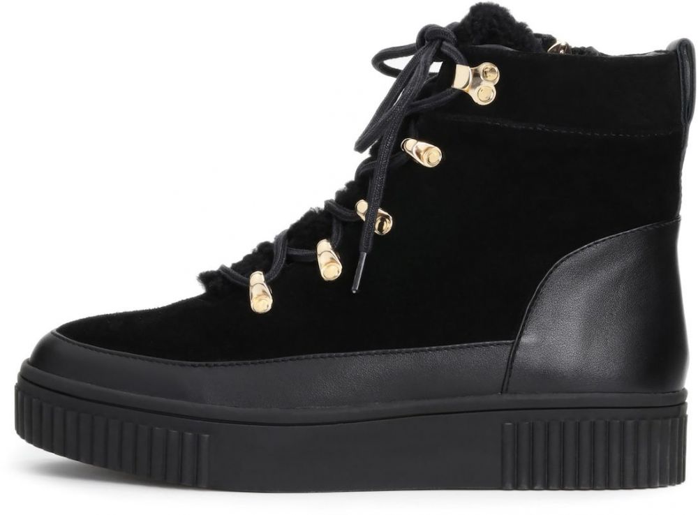 Kazar Šnurovacie členkové čižmy  čierna