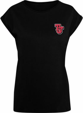 ABSOLUTE CULT Tričko 'Tom And Jerry - Collegiate'  grenadínová / čierna / biela