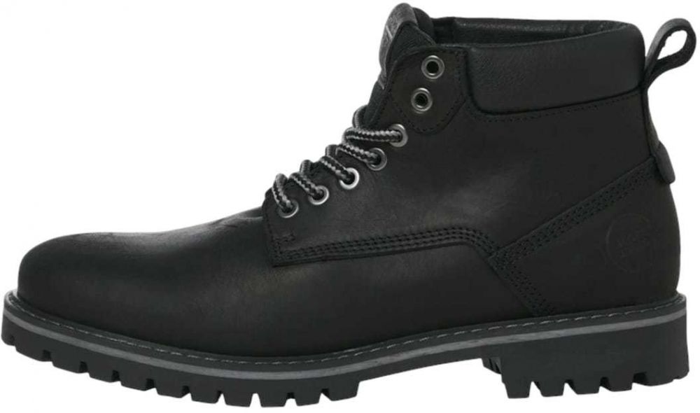 JACK & JONES Šnurovacie čižmy 'JFWQueensway'  antracitová