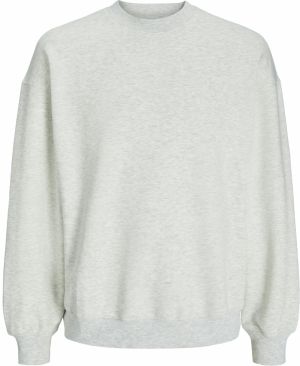 JACK & JONES Mikina 'JJEUrban Edge'  biela melírovaná