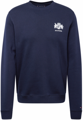 TOMMY HILFIGER Mikina  námornícka modrá / biela