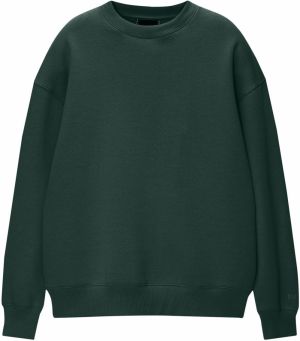 Pull&Bear Mikina  tmavozelená