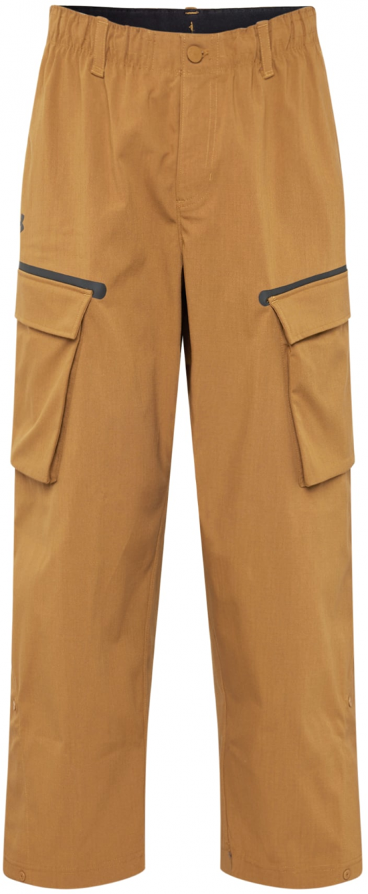 UNDER ARMOUR Športové nohavice 'Unstoppable Utility'  kapučíno / čierny denim