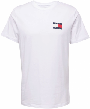 Tommy Jeans Tričko 'ESSENTIAL'  námornícka modrá / krvavo červená / biela