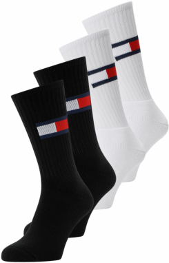 Tommy Hilfiger Underwear Ponožky  námornícka modrá / červená / čierna / biela