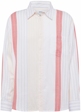 WEEKDAY Košeľa  krémová / svetlomodrá / lososová / biela