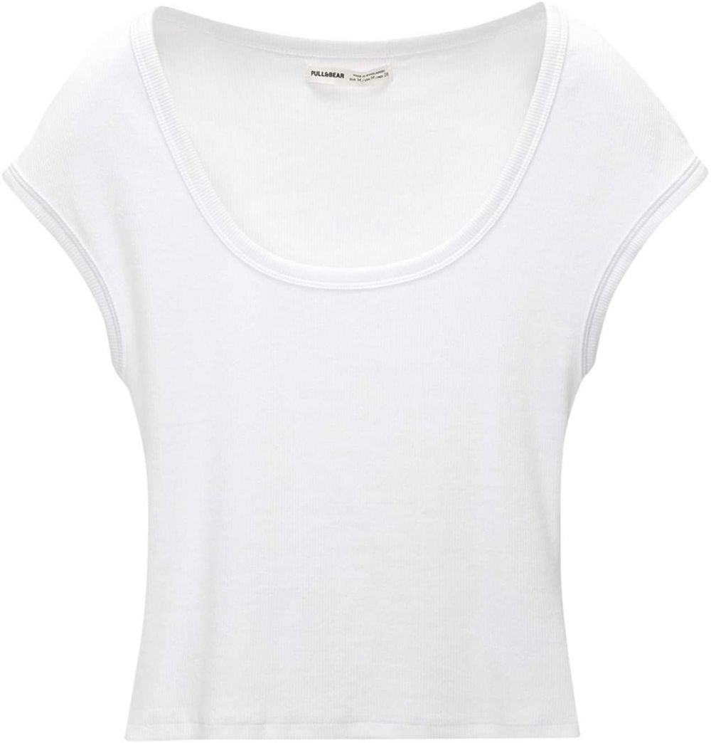 Pull&Bear Tričko  biela