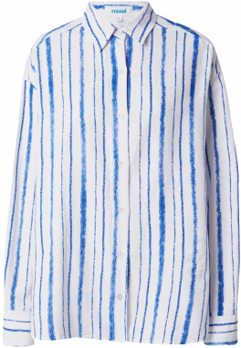 Mavi Blúzka  modrá / biela